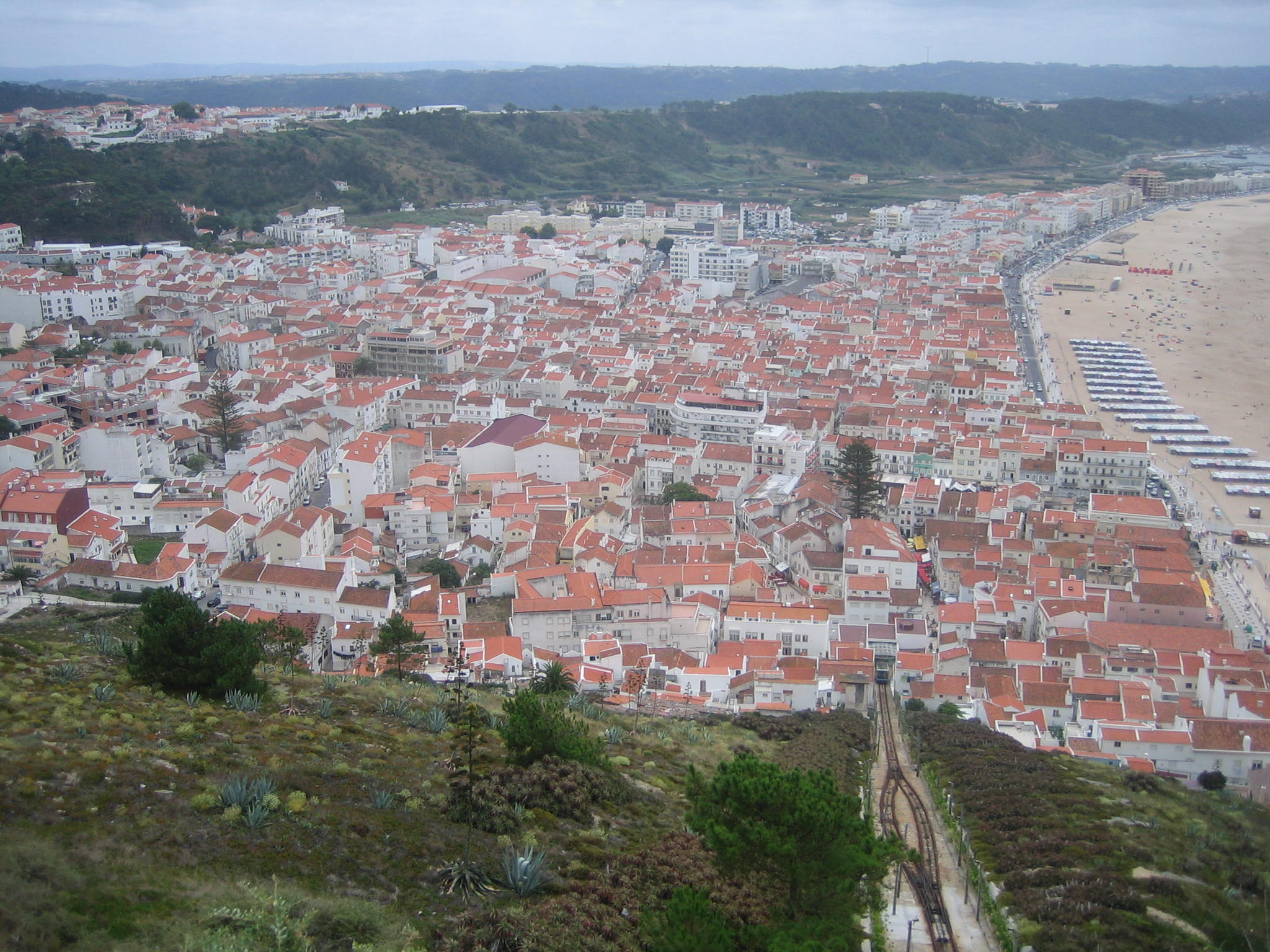 Ausblick Oberstadt Nazaré Sitio